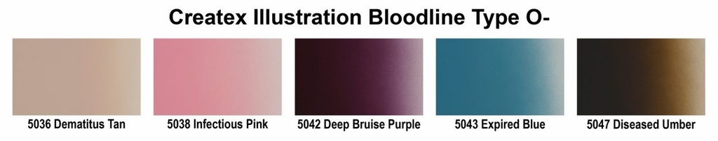 Createx Illustration 5083-03 Bloodline Type 0- Set 6 x 60 ml