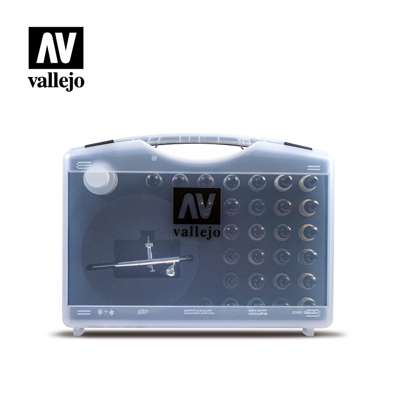 71172 Basis Model Air Sortimentskoffer 29 x 17 ml Farbe 1 x 85 ml Reiniger 1 x Ultra Airbrush