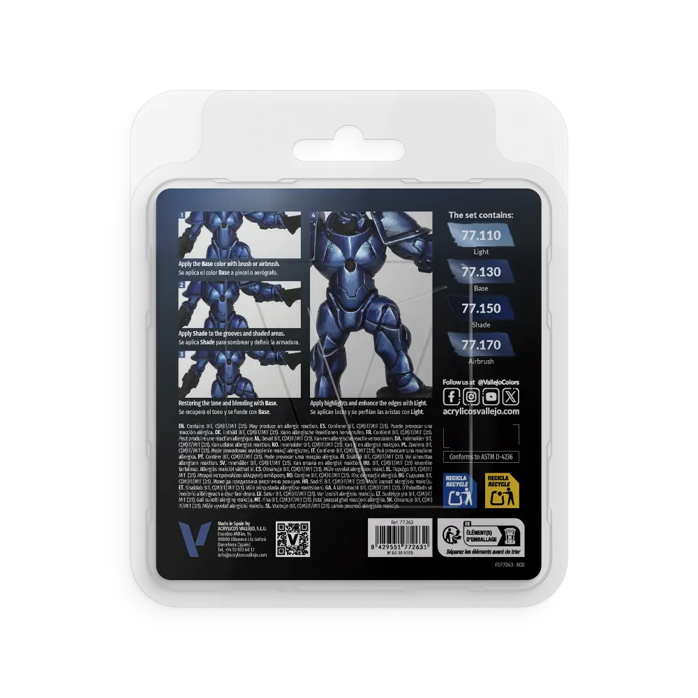 77263-Ultramarine Blue Paint Set-back.webp