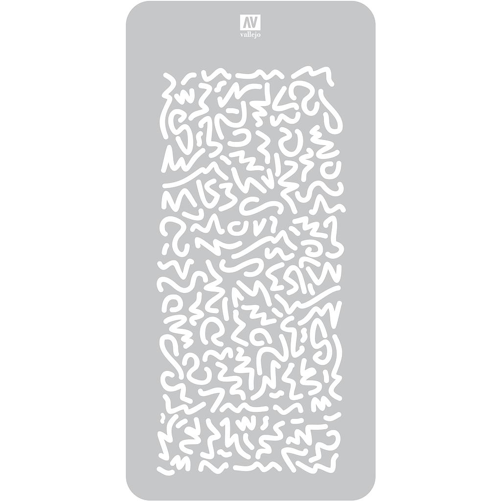 ST-CAM001 Camouflages Luftwaffe WWII Shingles Camo 125 mm x 250 mm (1/4 PU)