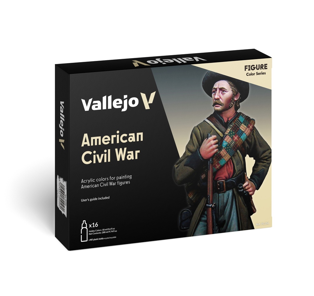 Figure Color Set American Civil War 16 x 18 ml
