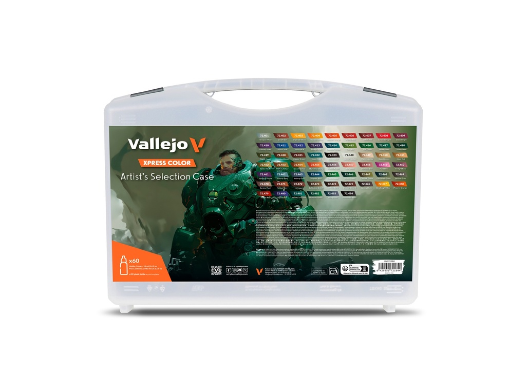 Xpress Color Artist’s Selection Case 60 x 18 ml
