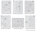 ARTOOL FH FX4 28 FX4 Set (6 pcs.) Freehand Airbrush Templates by Craig Fraser (200463)