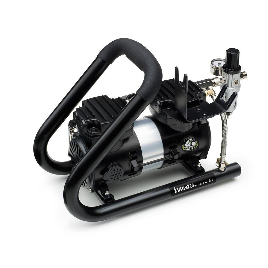 IS 925HT DE Iwata Power Jet Plus Tubular 220V Airbrush Compressor (200605)