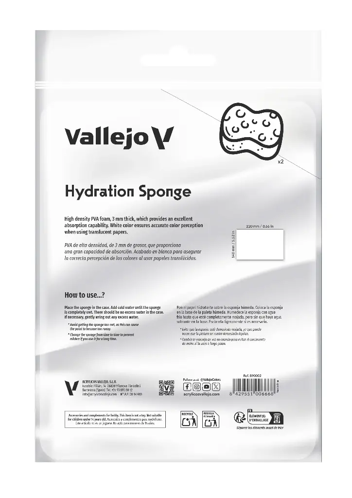 Hydration Sponge 2 pcs