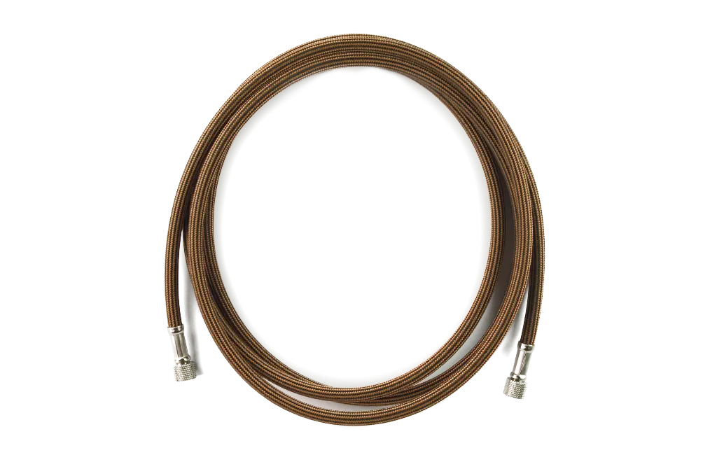 Sparmax 3m Black & Orange braided Hose 1/8" f x 1/8" f