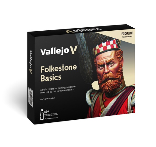 Model Color Set Folkstone Basics 16 x 18 ml