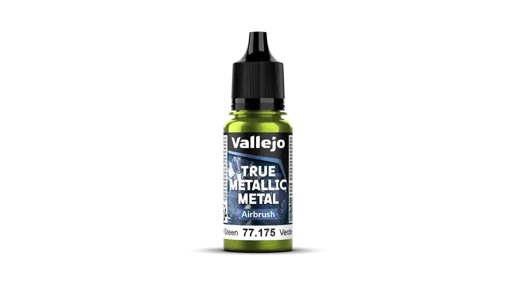 True Metallic Metal Airbrush Amber Green 18 ml