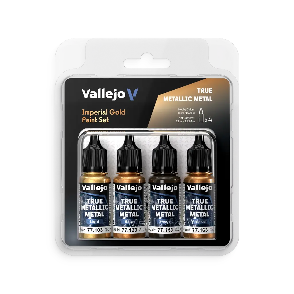 True Metallic Metal Color Set Imperial Gold 4 x 18 ml