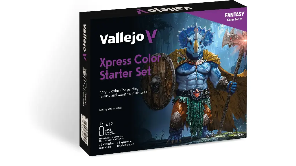 Xpress Color Starter Set 12 x 18 ml + Figur und Pinsel