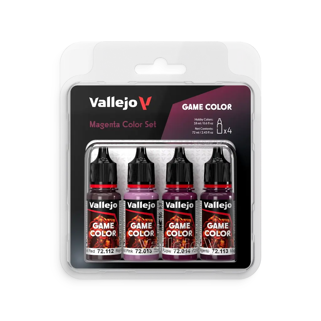 Game Color Magenta Color Set 4 x 18 ml