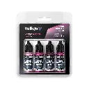 True Metallic Metal Crimson Magenta Paint Set 4 x 18 ml