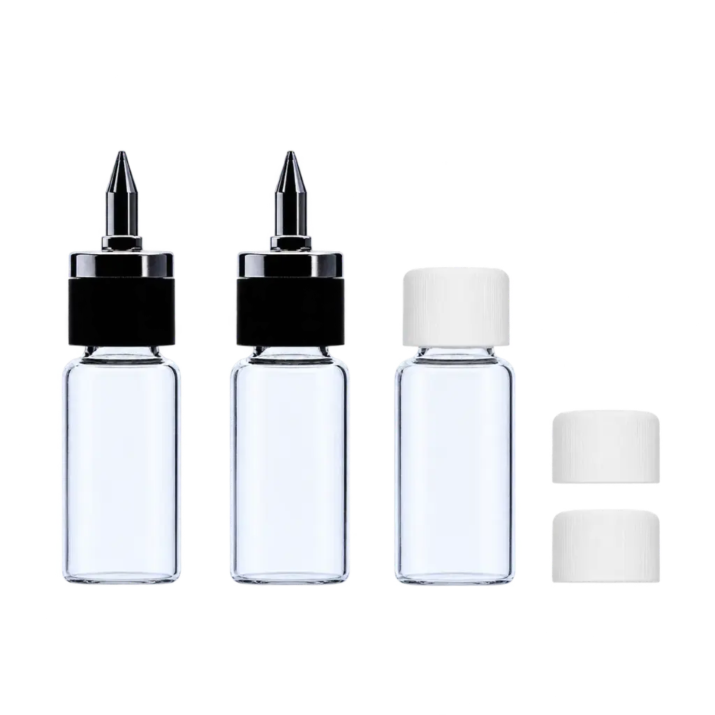 Nozzle and Glass Bottle Set for FlyerX Airbrush