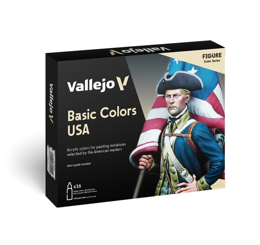 Model Color Set Basic Colors USA 16 x 18 ml
