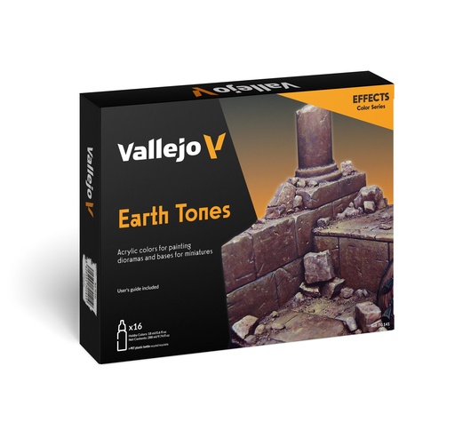 Model Color Set Earth Tones 16 x 18 ml