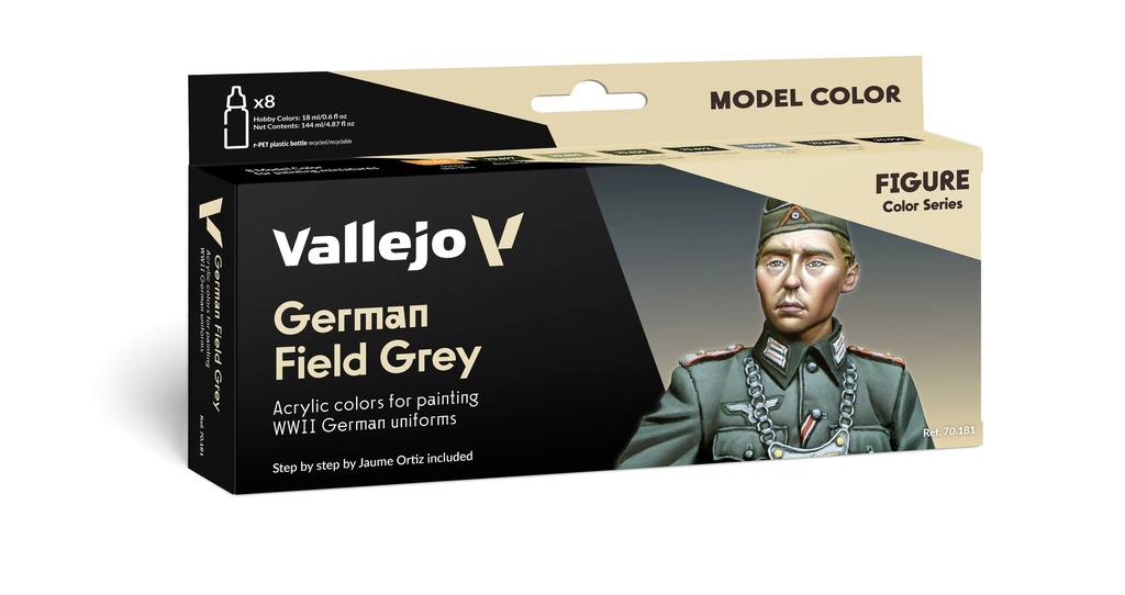Figure Color Series German Field Grey 8 x 18 ml