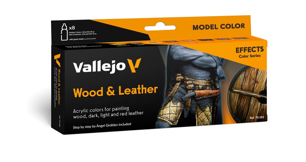 Effects Color Series Wood & Leather 8 x 18 ml