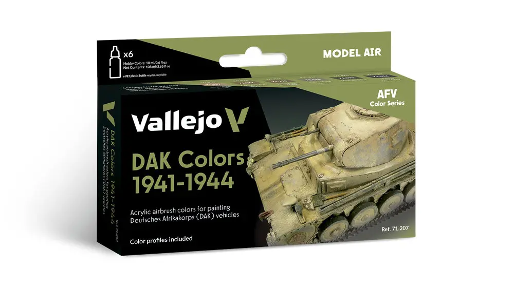 AFV Color Series DAK Colors 1941-44 6 x 17 ml