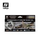 *71604 Air War Soviet/Russian Colors Su-7/17 Fitter from Cold War to 90's 8 x 17 ml