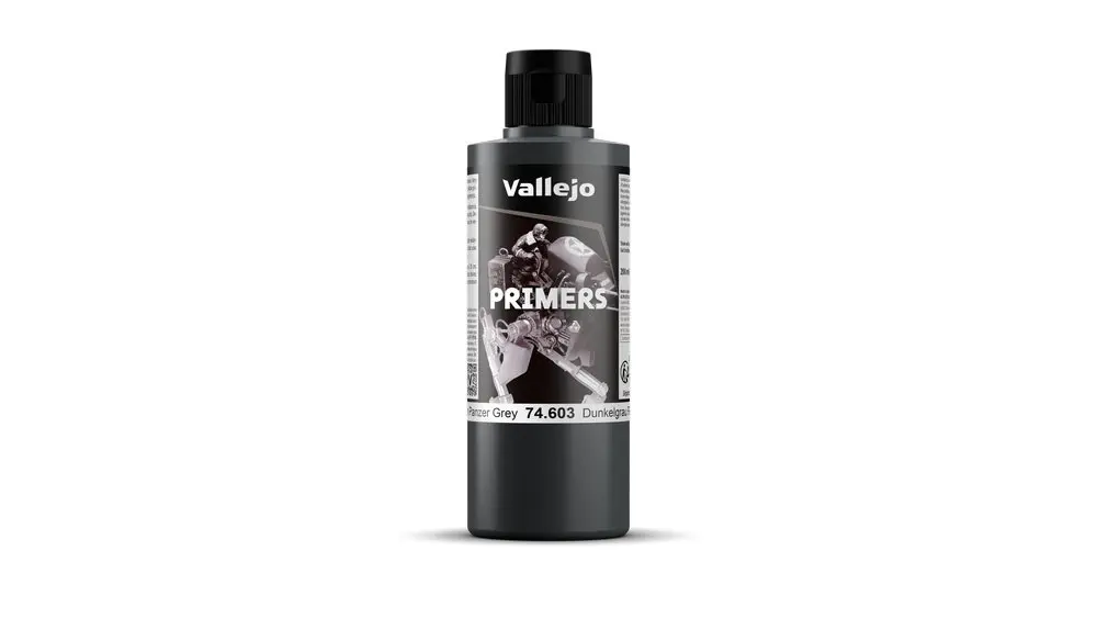 Vallejo Primer German Panzer Grey RAL 7021 200 ml