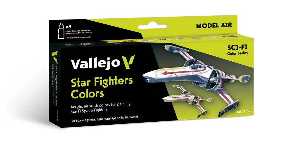 SCI-FI Color Series Star Fighters Colors 8 x 18 ml