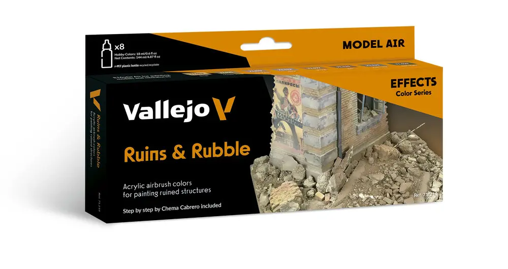 Effects Color Series Ruins & Rubble 8 x 18 ml