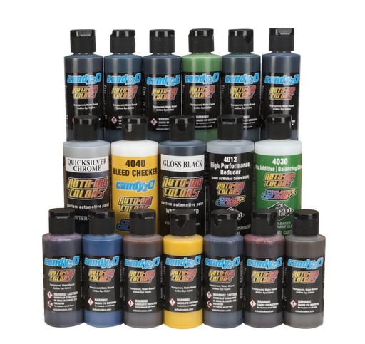 [044997] Artist Box Set 4997-02 Quicksilver and candy₂O Box Set 13 x 60 ml + 5 x 120 ml