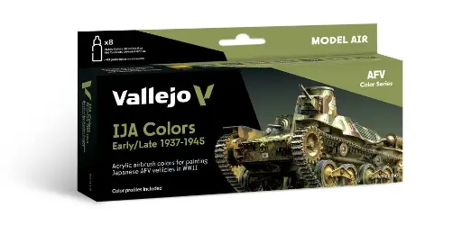 [571160] 71160 AFV Color Series IJA Colors Early/Late 1939-1945 8 x 18 ml (100418)