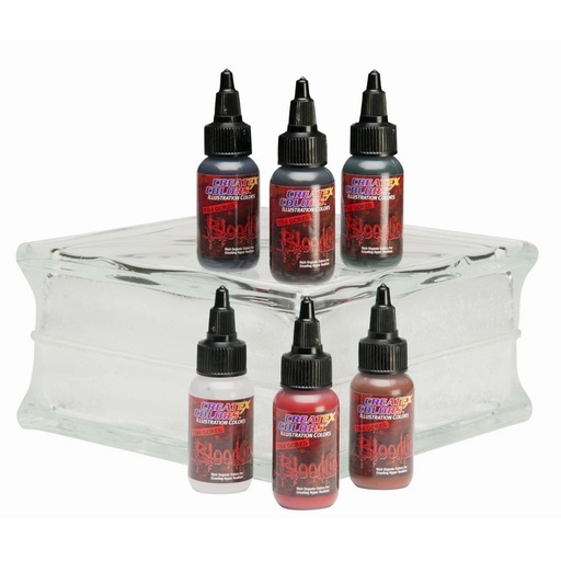 [508312] Createx Illustration 5083-06 Bloodline Type B+ Set 6 x 30 ml