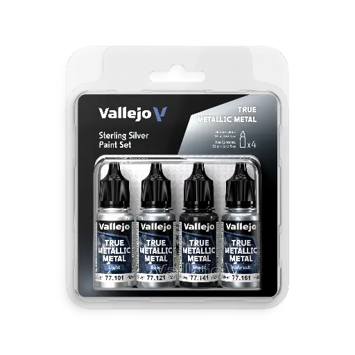 [577251] True Metallic Metal Color Set Sterling Silver 4 x 18 ml