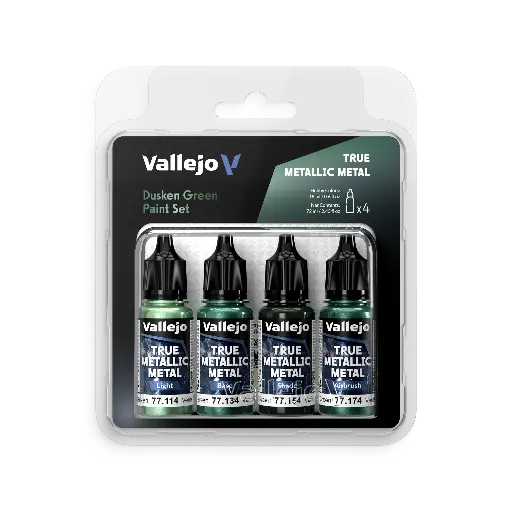 [577257] True Metallic Metal Color Set Dusken Green 4 x 18 ml