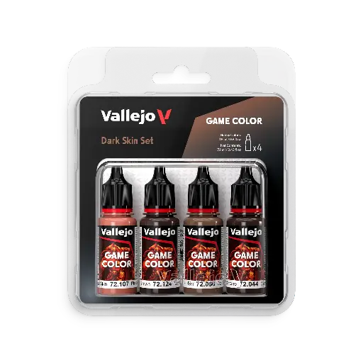 [572387] Game Color Dark Skin Set 4 x 18 ml
