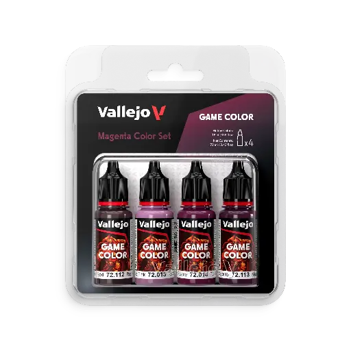 [572388] Game Color Magenta Color Set 4 x 18 ml