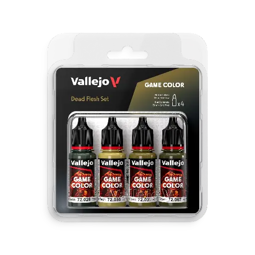 [572392] Game Color Dead Flesh Set 4 x 18 ml
