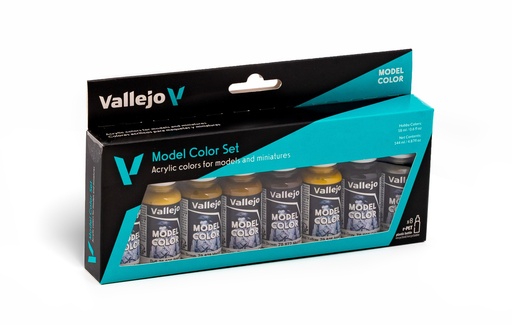 [570108] Model Color Set Panzer Colors 8 x 18 ml