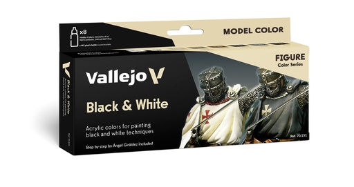 [570151] Figure Color Series Black & White 8 x 17 ml