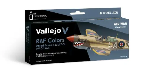 [571163] 71163 Air War RAF colors Desert Scheme & MTO 1940-1945 8 x 18 ml