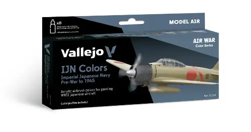 [571169] 71169 Air War Imperial Japanese Navy IJN Colors pre-war to 1945 8 x 18 ml
