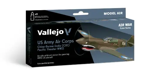 [571184] 71184 Air War US Army Air Corps CBI WWII 8 x 18 ml