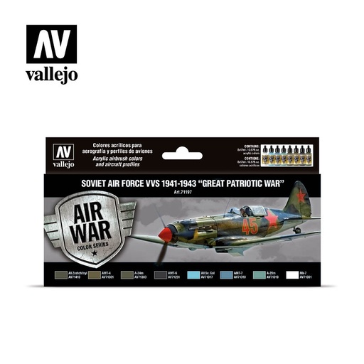 [571197] *71197 Air War Soviet Air Force VVS 1941 to 1943 Great Patriotic War 8 x 17 ml