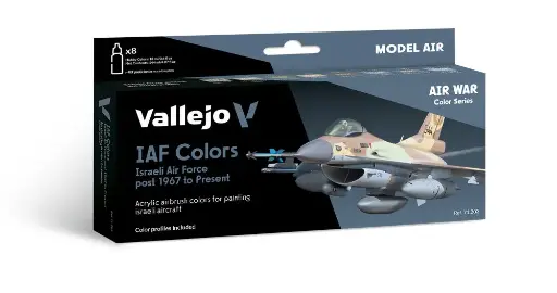 [571203] 71203 Air War Israeli Air Force IAF Colors post 1967 to present 8 x 18 ml