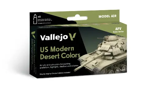 [571209] 71209 AFV Color Series US Modern Desert Colors 6 x 18 ml