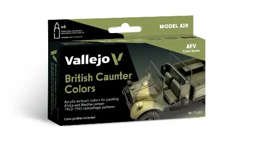 [571211] 71211 AFV Color Series British Counter Colors 6 x 18 ml
