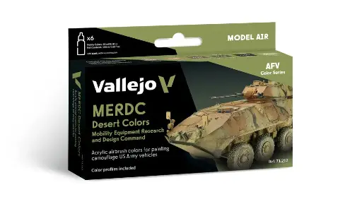 [571212] 71212 AFV Color Series MERDC Desert Colors 6 x 18 ml
