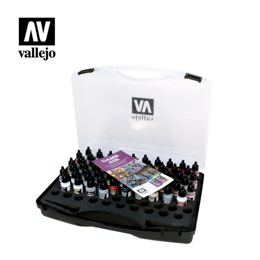 [572872] *Game Air Sortimentskoffer 51 x 17 ml Farbe 8 x 17 ml Primer 3 x 17 ml Klarlack 2 x 17 ml Medium