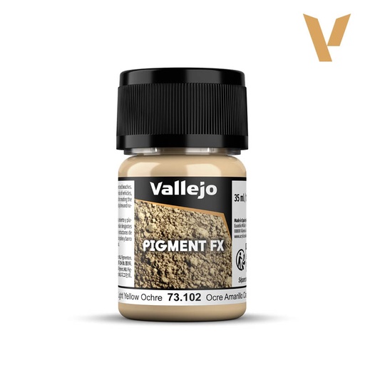 [573102] Vallejo Pigments Light Yellow Ocre 35 ml