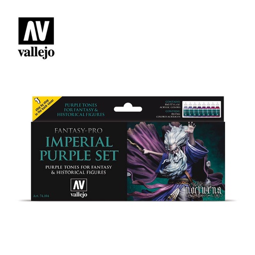 [574104] *Fantasy Pro Nocturna Imperial Purple Set 8 x 17 ml
