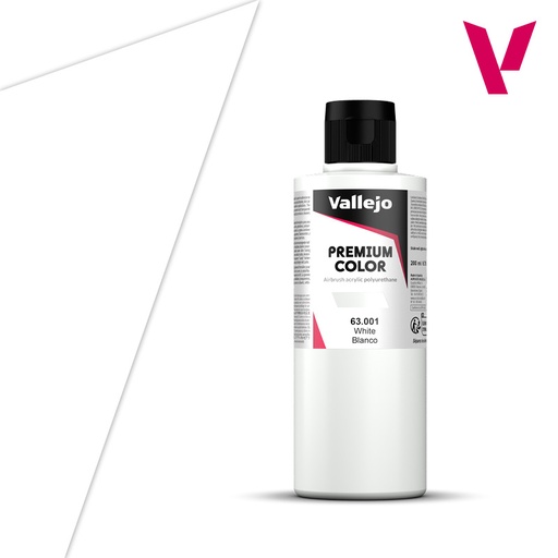 [563001] Premium RC Colors White 200 ml