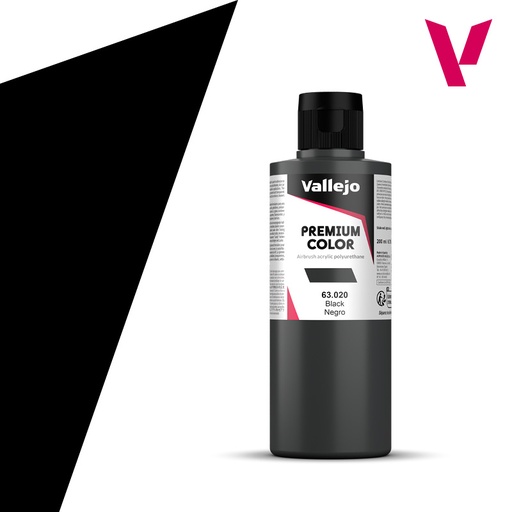 [563020] Premium RC Colors Black 200 ml