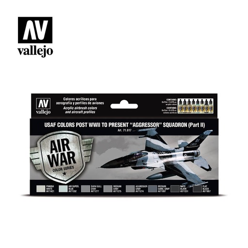 [571617] *71617 Air War USAF colors post WWII to present Agressor Squadron Part II 8 x 17 ml